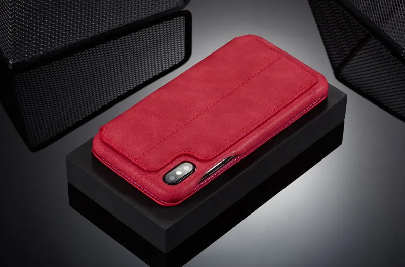 HG кожаный чехол для Iphone XR чехол для телефона протектор Магнитный чехол Hoesje Coque для Iphone XR раскладной чехол