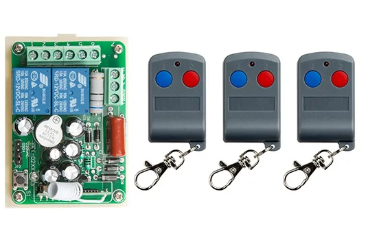 Последняя AC220V 2CH 10A РЧ пульт дистанционного управления Управление переключатель