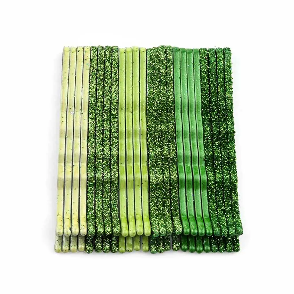Green 24 шт./компл. Горячая Мода конфеты цвет заколки для волос волнистые заколки для волос для девочек декоративные аксессуары для волос мода для женщин Инструменты для укладки - Цвет: Green
