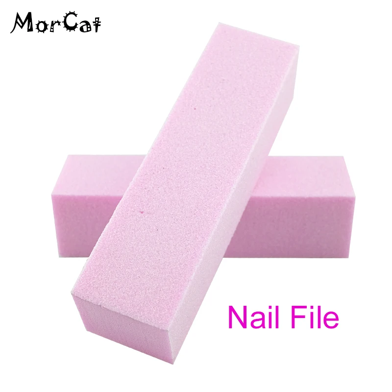 

Бафы для ногтей MorCat, 4-сторонние, розовые, маникюрный набор для шлифовки губки, пилки для ногтей, блок для шлифовки, маникюр с полировкой инст...