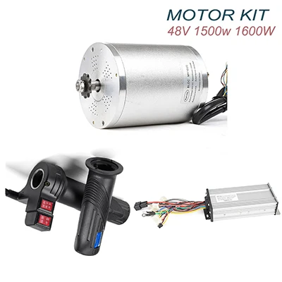 48V 1600W NO FOOT Электрический скутер BLDC контроллер 48 в 1500 Вт 1600 Вт DC бесщеточный двигатель для электромобиля, универсальный дроссельной заслонки - Цвет: 48V 1600W NO FOOT