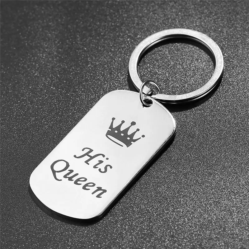 V. Я ее король его брелок с надписью queen Король& queen парная цепочка для ключей головоломка Корона ключ кольцо для влюбленных Подарок на годовщину свадьбы; Прямая поставка