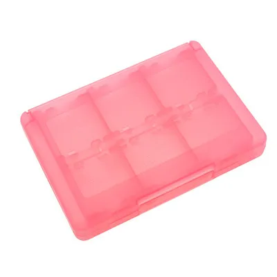 Розовый Водонепроницаемый чехол для New 3DS LL XL, игровая карта памяти, Micro SD чехол, держатель, хранение картриджей, коробка для kingd NDS NDSi LL 2DS 3DS XL - Цвет: Розовый