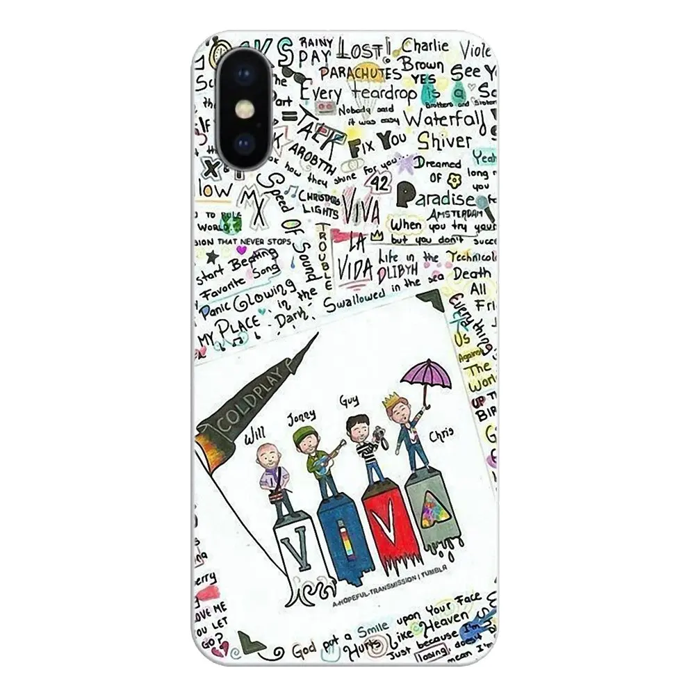 Coldplay модный силиконовый чехол для телефона Xiaomi Mi6 Mi 6 A1 Max Mix 2 5X 6X Redmi Note 5 5A 4X 4A A4 4 3 Plus