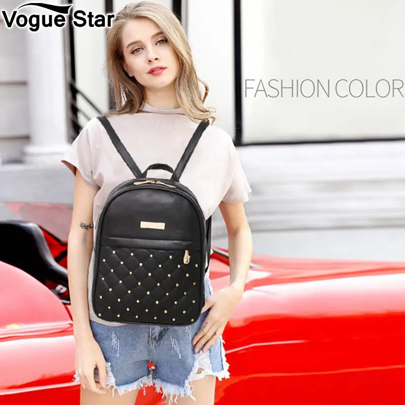 Женский рюкзак с заклепками модный школьный для девочек 2019 | Багаж и сумки