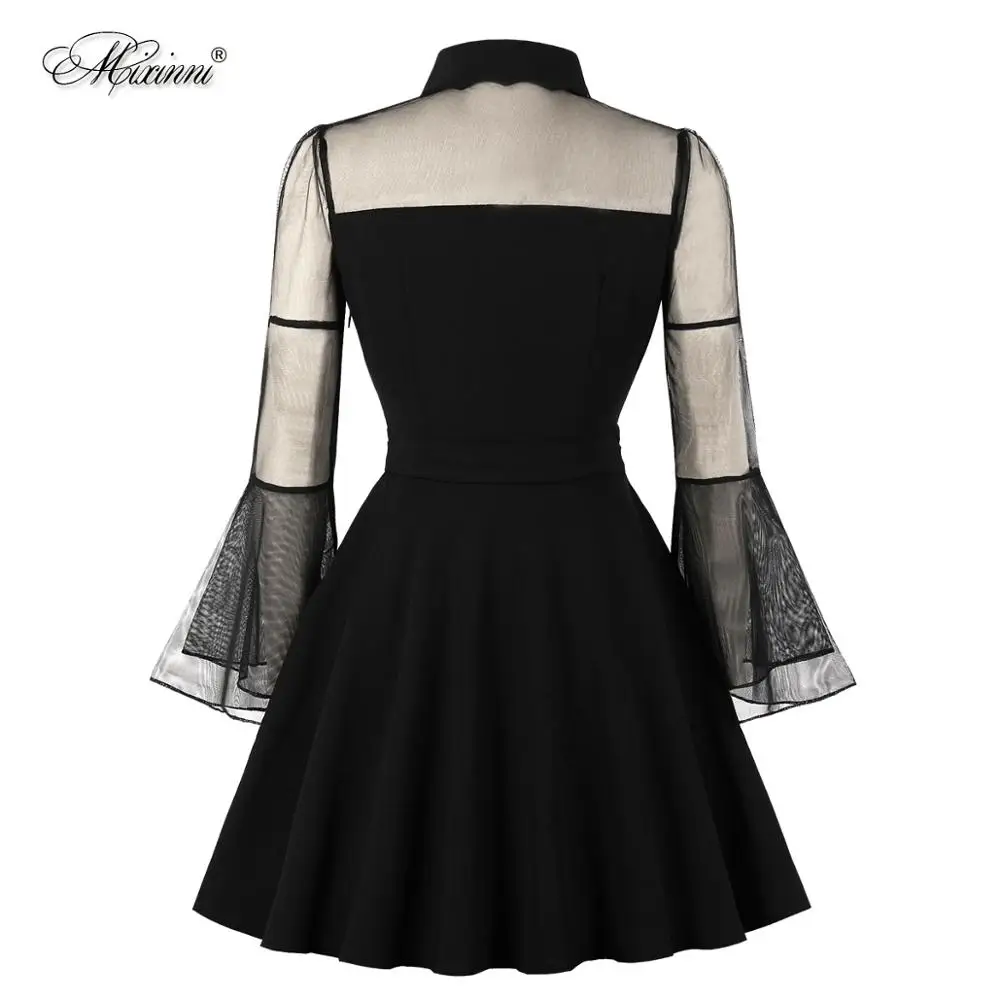 EDressU/Популярные черные вечерние платья винтажное вечернее платье костюм на