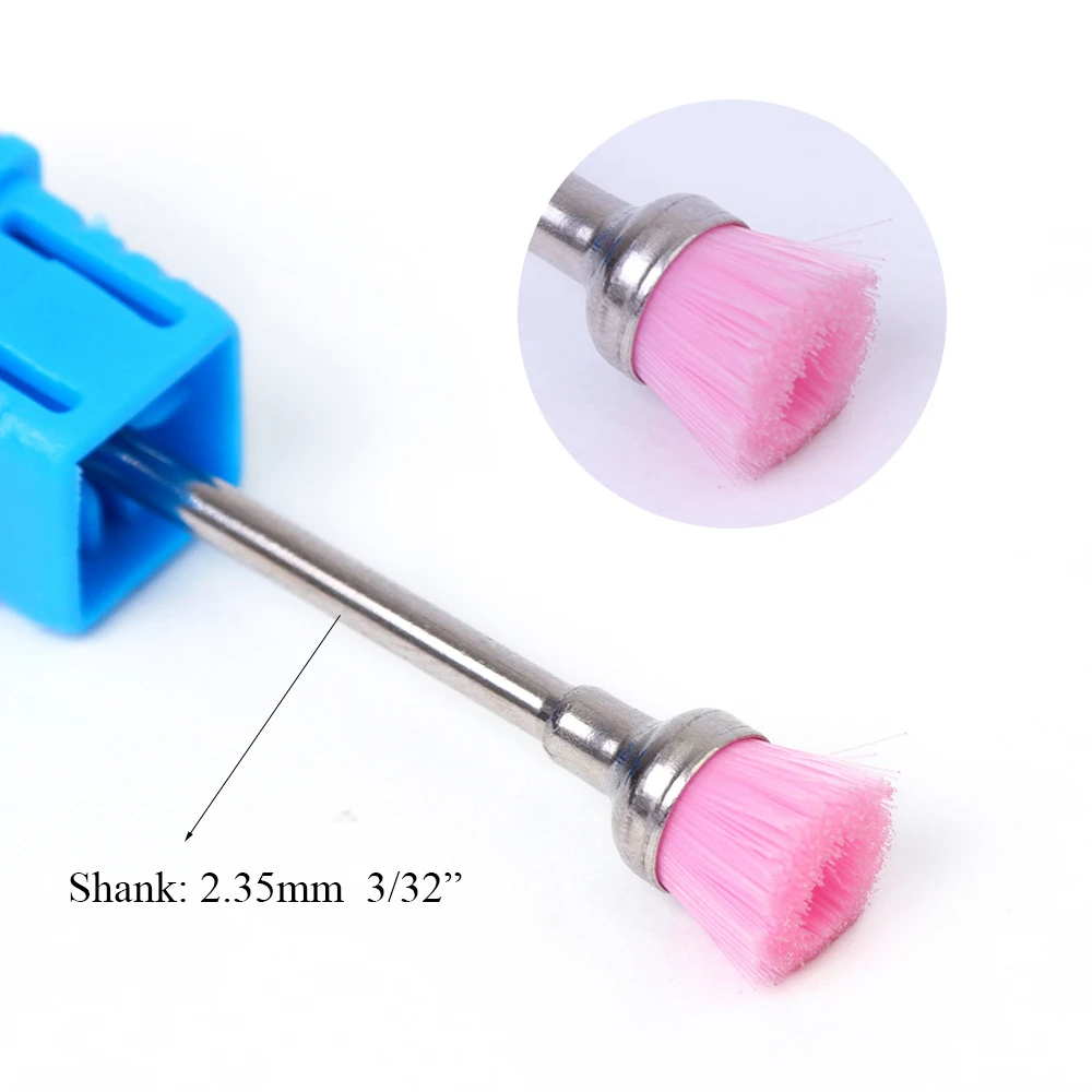 1pc Random Color Electric Nail Art Cleaning Brush Manicure Drill Machine Dust Cleaner Nail File Brush Polishing Tools LANJ102