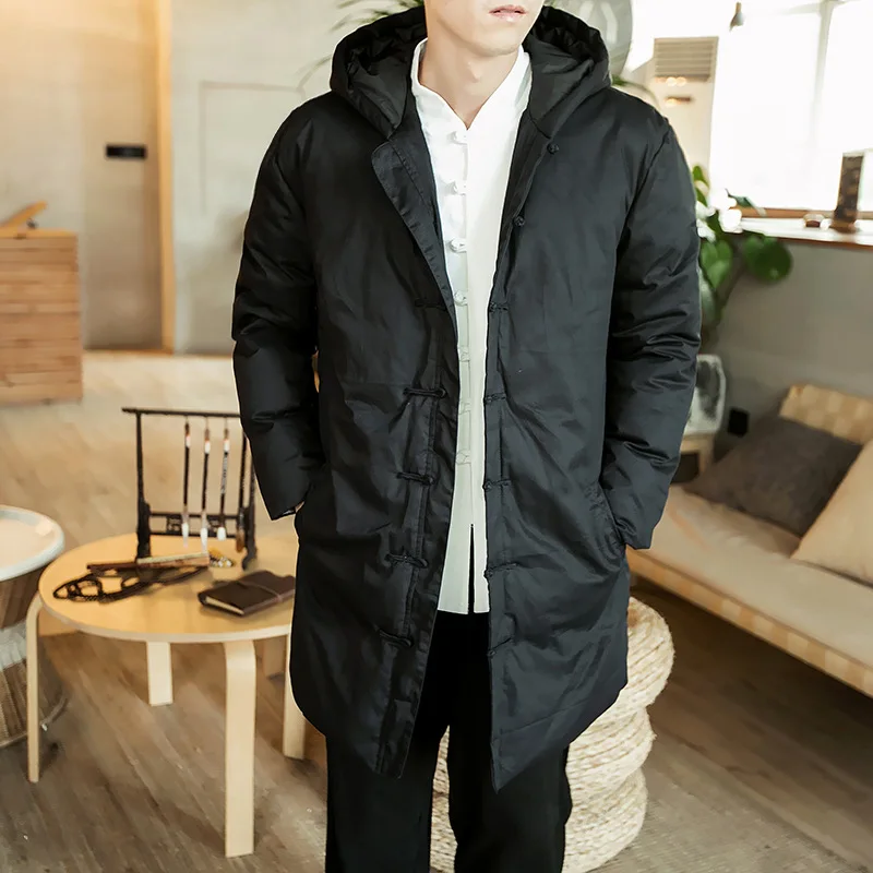 Мужская зимняя утолщенная повседневная куртка новая мужская однотонная Толстая