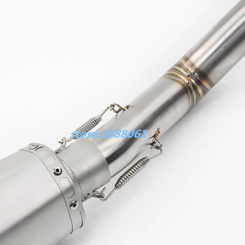 TRK502 мотоциклетная полная система выхлопной трубы Mid Link для мотоцикла лазерная