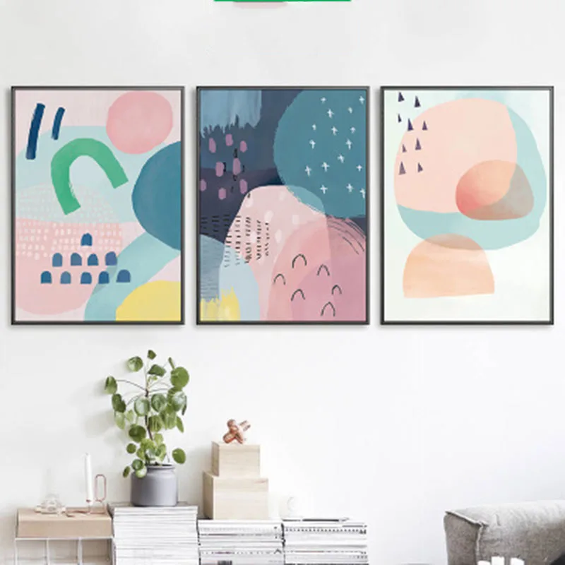 Raindrop Dark Couds Abstract Imagination Color Childhood Lovely Artistic Beauty Art Picture Canvas Posters for Home Decoration | Дом и сад