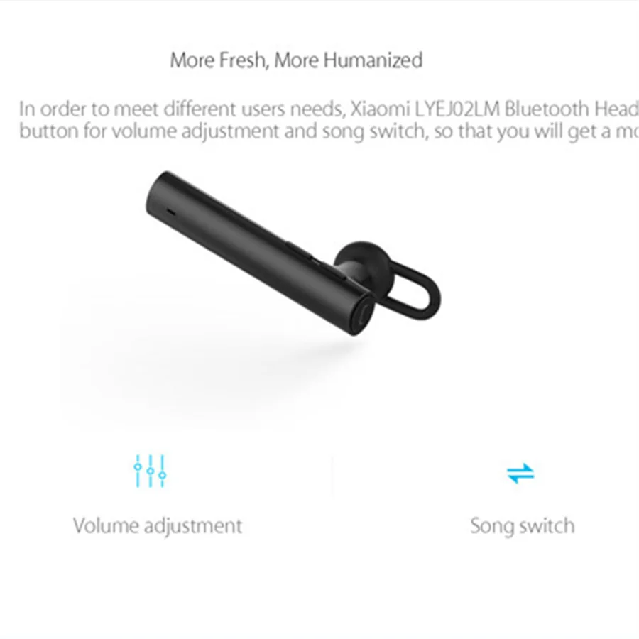 Оригинальный Xiaomi Mi Bluetooth 4 1 гарнитура наушники беспроводные молодежная версия