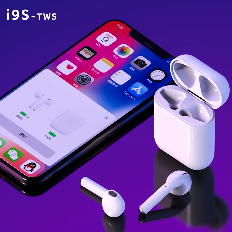 i9s tws Wireless Bluetooth earphone Headsets Earbuds For xiaomi iPhone earphones PK i7s i8x i9 for All phones | Электроника