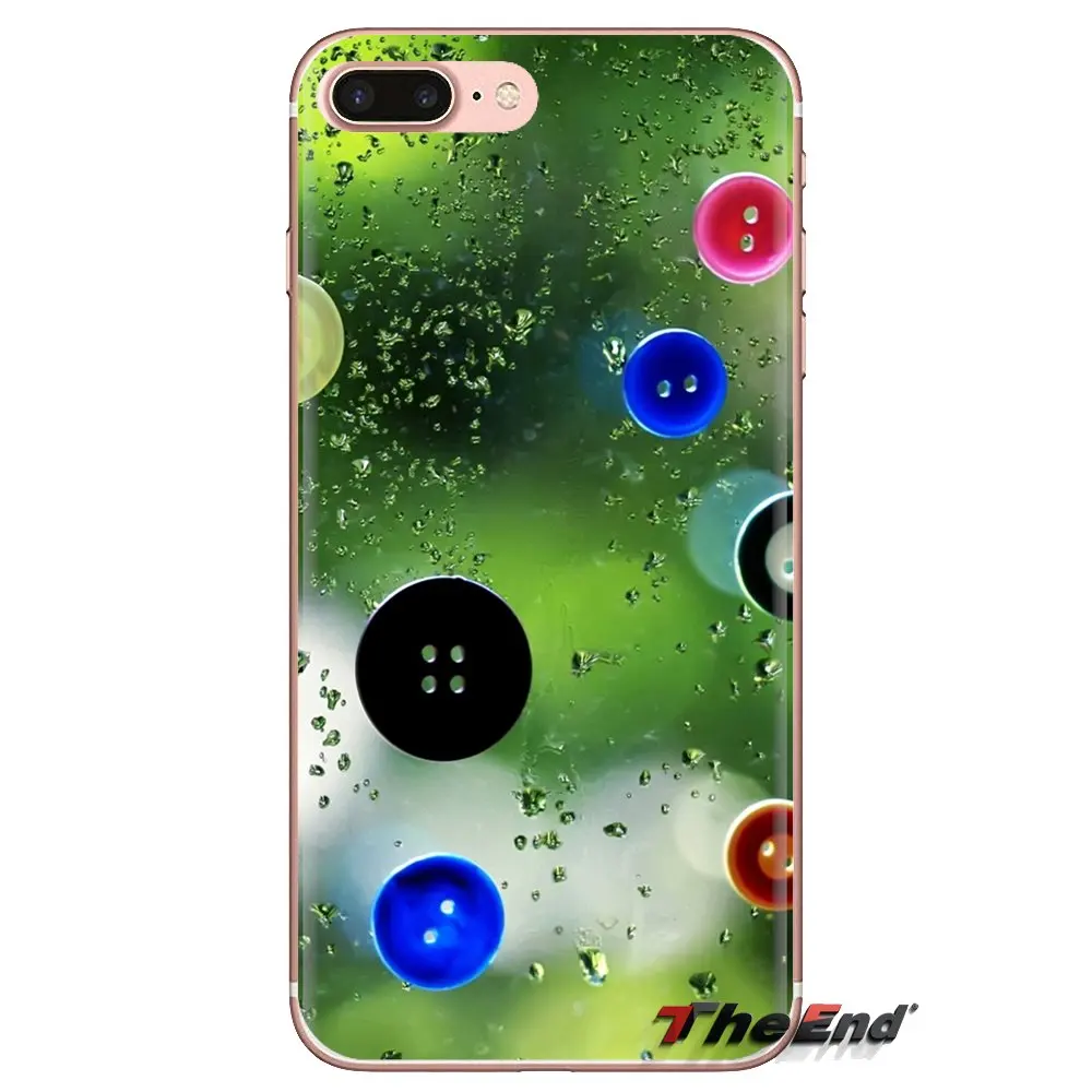 Кнопочные прозрачные мягкие чехлы для Samsung Galaxy A3 A5 A7 A9 A8 Star A6 Plus 2018 2015 2016 2017 |