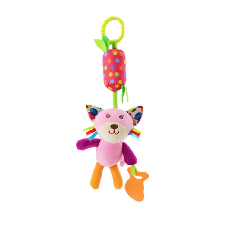Baby Cartoon Developmental Toys Infant Plush Toy Bed Wind Chimes Rattles Bell Crib Hanging Bells | Игрушки и хобби