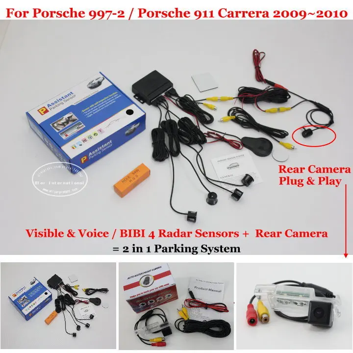 

Автомобильные парковочные датчики, датчик заднего вида, камера высокого качества, Автомобильная сигнализация для порsche 997-2/Porsche 911 Carrera2009 2010