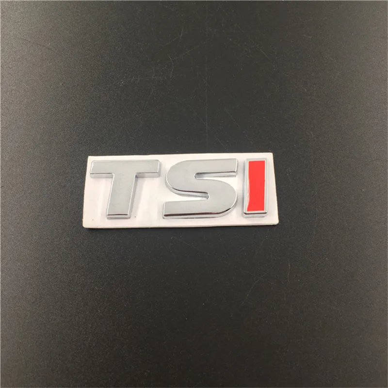 TSI логотип авто наклейка эмблема значок для Volkswagen Tiguan CC Beetle Scirocco sharan touran Lavida Sagitar аксессуары для стайлинга автомобилей