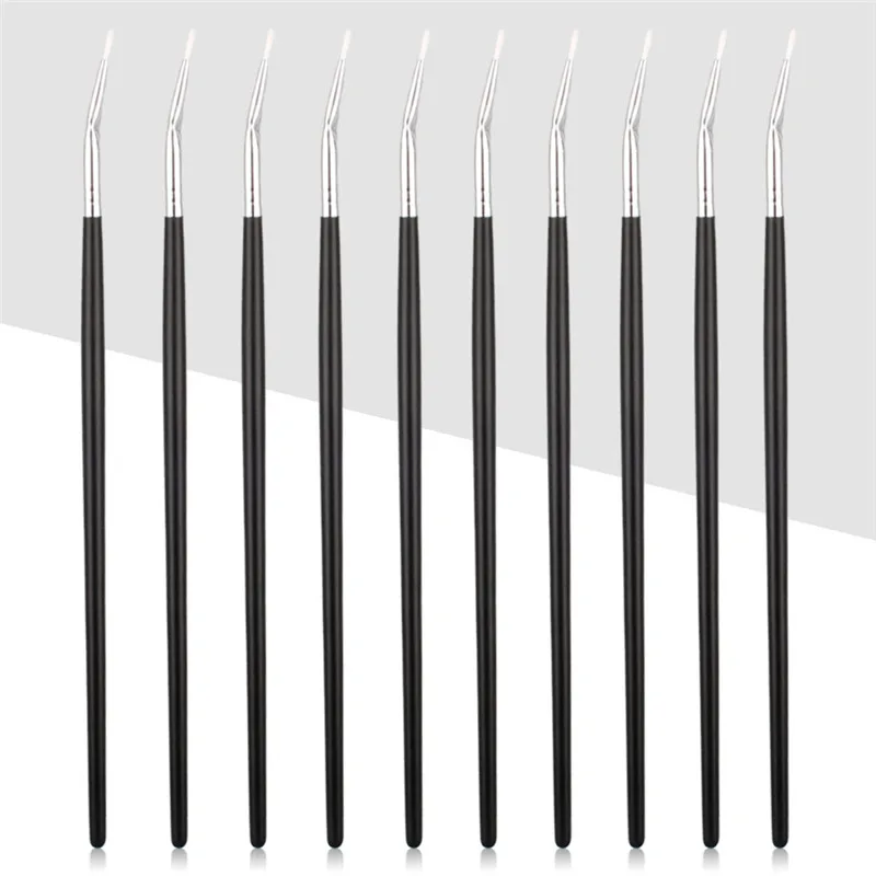 Для женщин Pro согнуты под углом Макияж косметические глаз Кисть для век Eye Brow