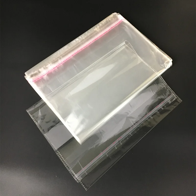 100 шт полный размер большой самоклеющийся OPP мешок дома пластиковые мешки для