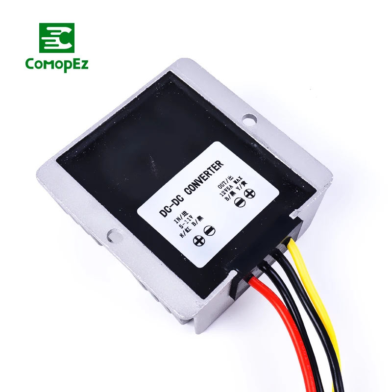 Преобразователь Напряжения DC/DC 5 V 11 Шаг до 12V 5A10A водонепроницаемый