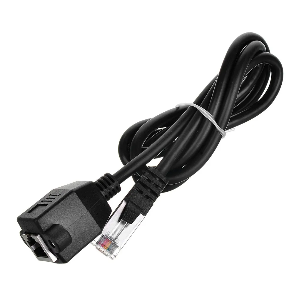 

1M RJ45 Male to Female Ethernet LAN Network Extension Cable - BLACK
