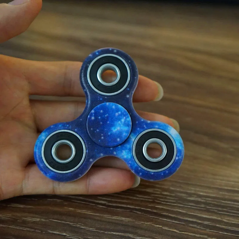 

2017 Sale Fidget Spinner Hand Spinner Stress ReliverTri-Spinner Fidget Hand Spinner Camouflage Multi-Color EDC Focus Toys B0507