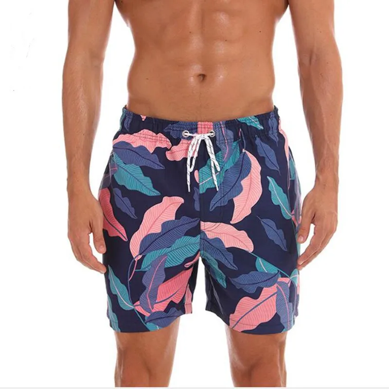 Новые летние мужские пляжные повседневные шорты быстросохнущие модные