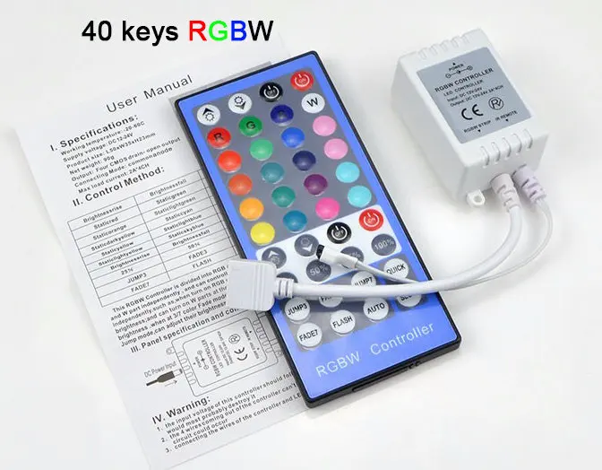 17key 20key 24key 40key 44key мини беспроводной двойной цвет RGB пульт дистанционного управления RGBW для 5050 3528 Светодиодные полосы света - Цвет: 40 Keys Remote RGBW