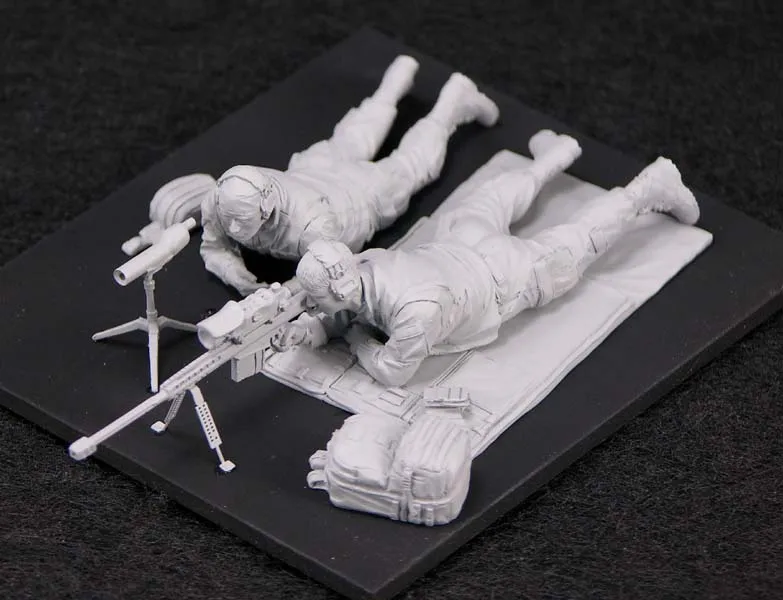 

1/35 Resin Figure Model Kits US Sniper Team Unassembled unpainted