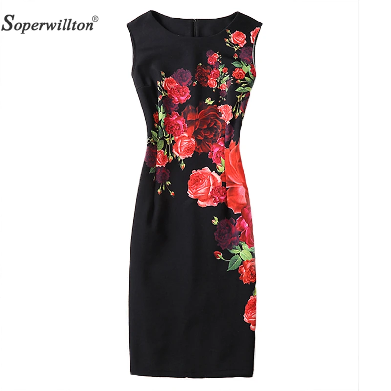 Новинка, летнее женское платье, Vestido, сексуальные платья для работы, Moda Roupas Feminina, с принтом, вечерние платья с О-образным вырезом