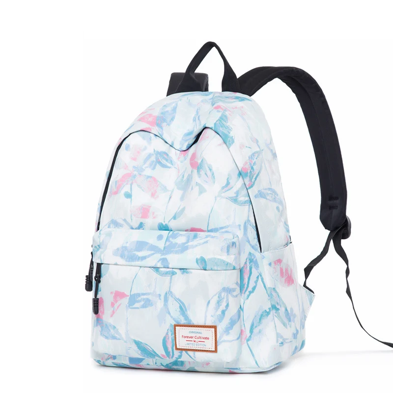 

New printed backpack college style school bag large capacity computer backpack