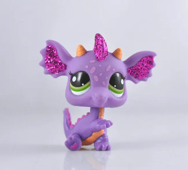 Littlest Pet фиолетовый дракон детская фигурка девушки игрушка свободная Милая LP999|figure