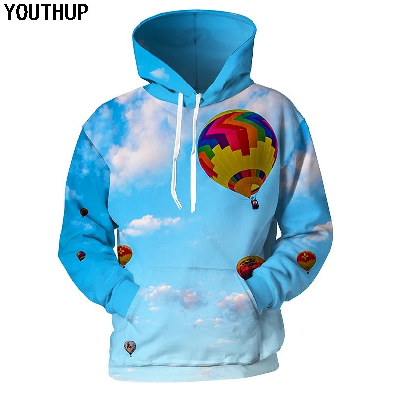 YOUTHUP 2020 крутые 3d толстовки мужские с капюшоном женские рисунком огненного