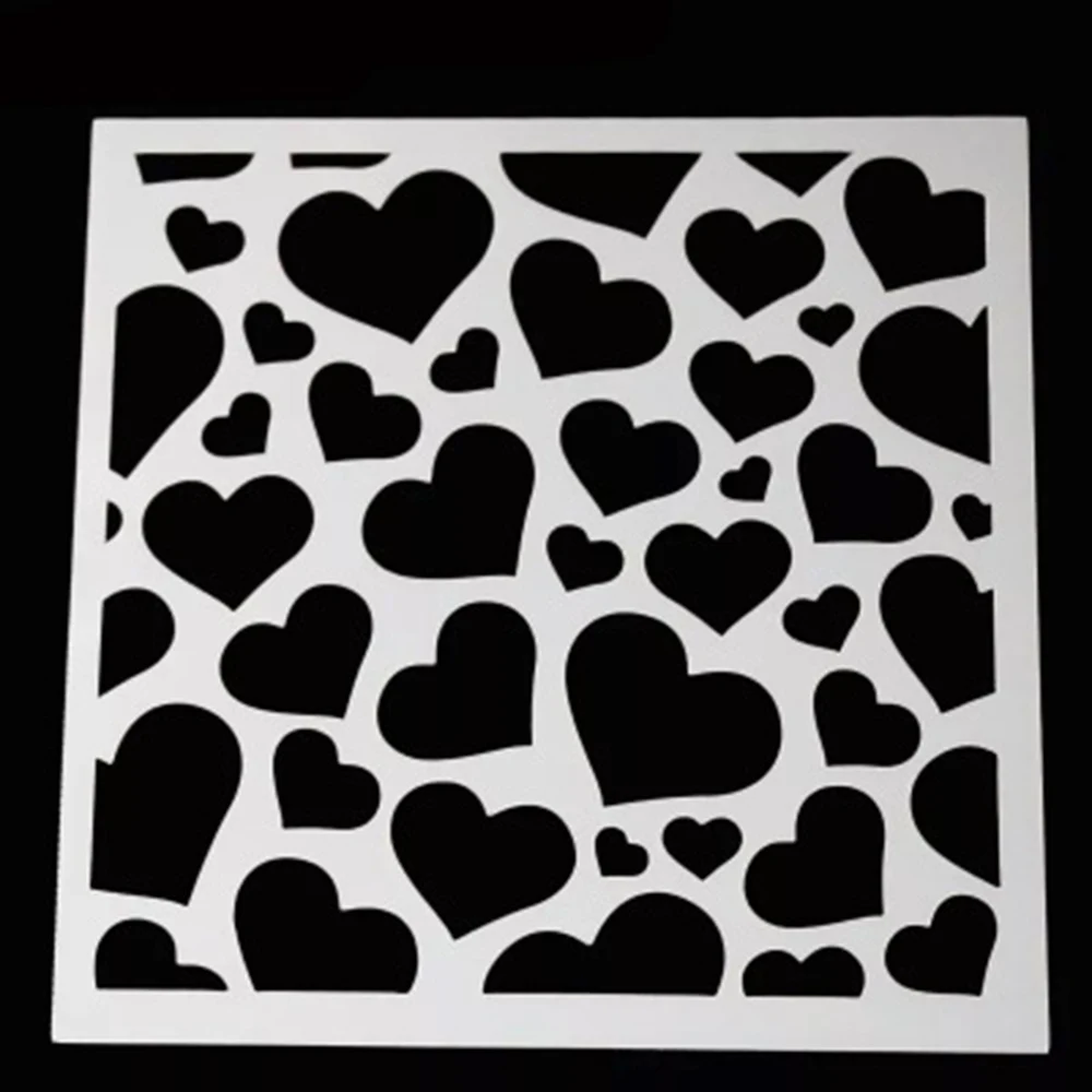 Пластиковый торт пена спрей шаблон Бариста трафареты украшение инструмент форма