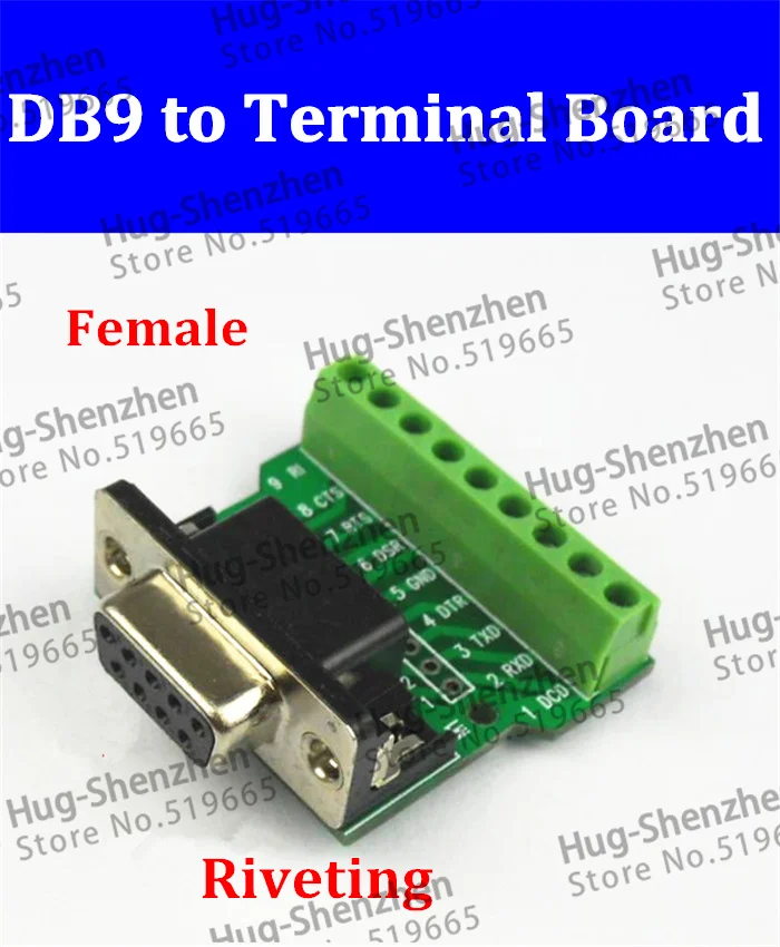 

Высокое качество DB9-G1 клепки DB9 DR9 гнездо к клемме DB9-G1 головкой Поворотная Клеммная плата 5 шт./лот