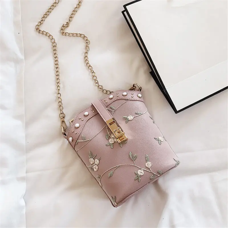 

Сумка-мессенджер женская из искусственной кожи с цветами в полоску