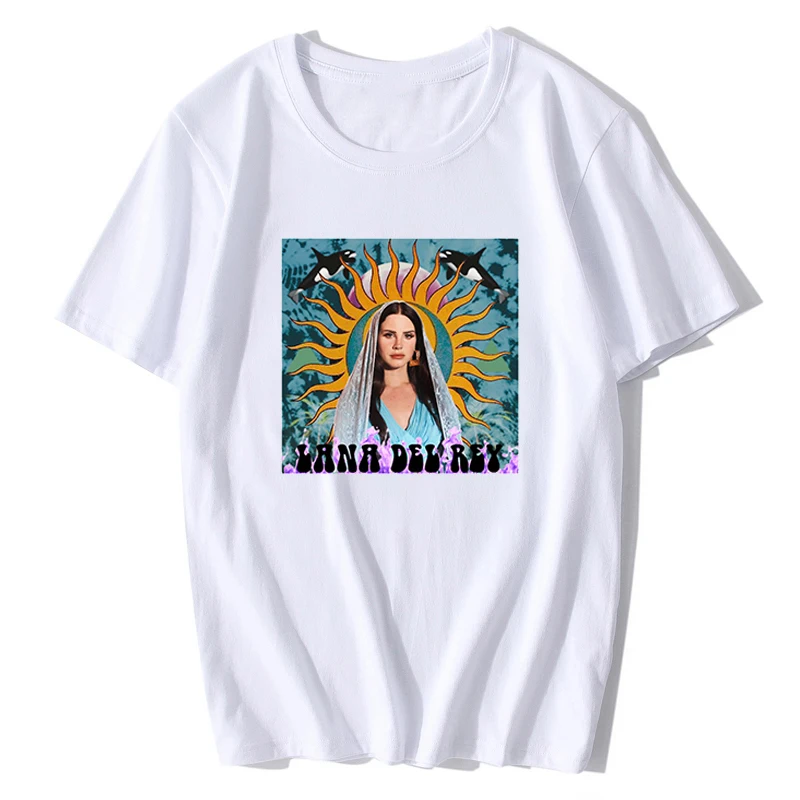 Футболка BTFCL Lana Del Rey футболка с рисунком певицы и музыки в стиле Харадзюку женская
