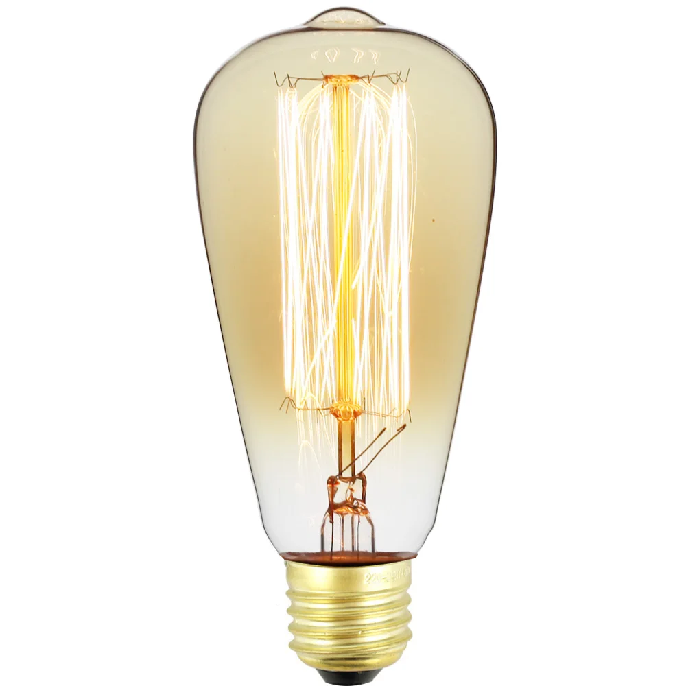 Подвесной светильник в стиле ретро st64 винтажная лампа Эдисона e27 Лампа