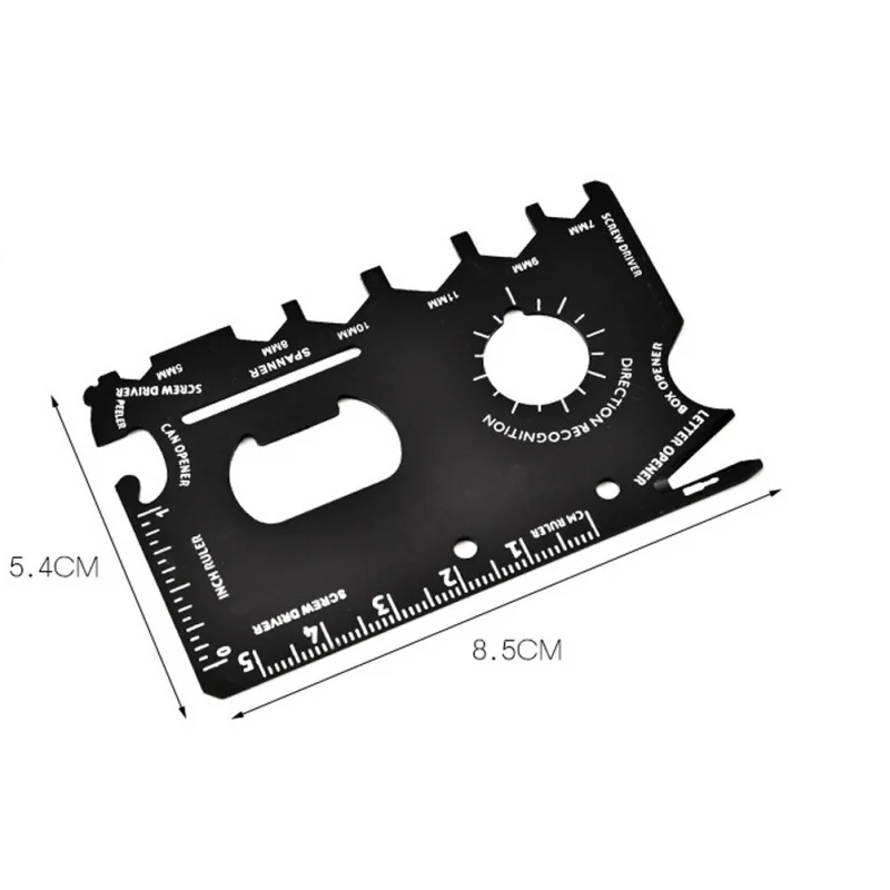 Открытый многофункциональный инструмент для кемпинга Военная карта спасения EDC