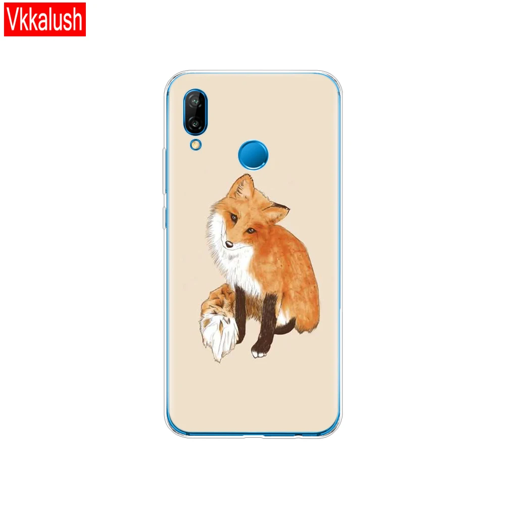 80047 Силиконовый чехол для 5,8" huawei P20 Lite huawei P20 Pro, чехол для huawei P 20, Защитная прозрачная задняя крышка для телефона - Цвет: 80047