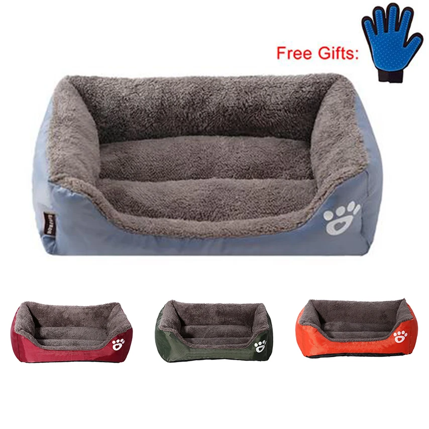 Кровать для питомца собаки согревающий дом мягкий материал гнездо осень и зима