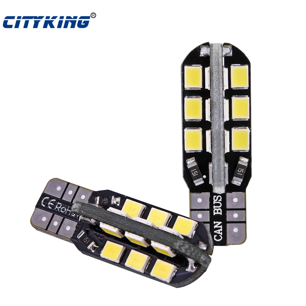 

2 x T10 led canbus белый светильник T10 24smd led 2835 smd светильник t10 24led боковая клиновидная парковочная лампа canbus Авто Стайлинг