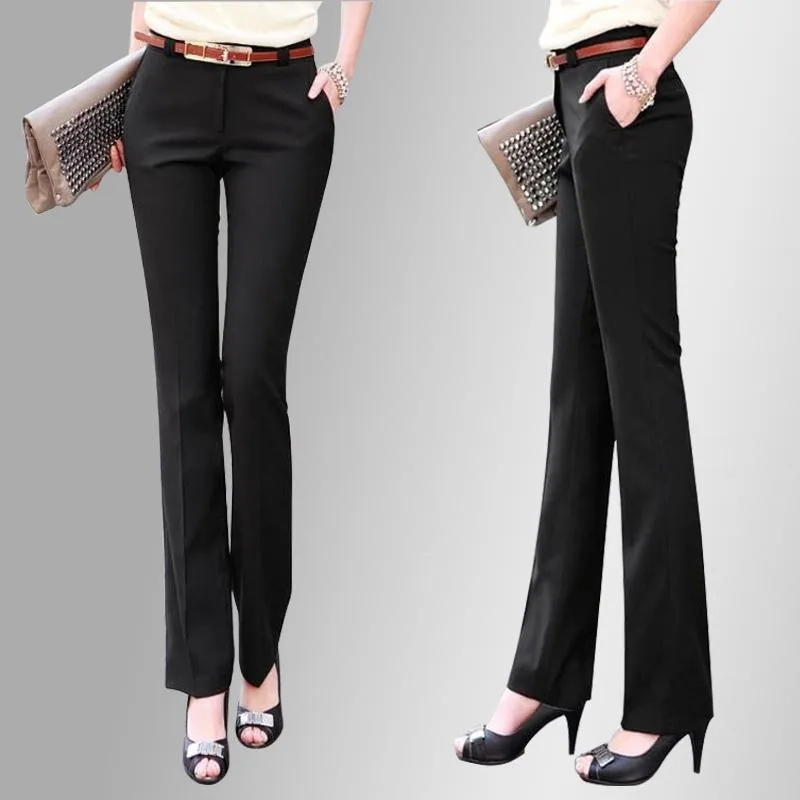 Новинка 2018 фирменные костюмы в офисном стиле осенние длинные брюки эластичные