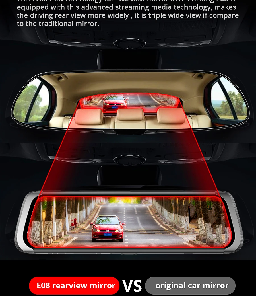 4G Автомобильный видеорегистратор потоковый Медиа Android Smart Mirror ADAS 1080P wifi gps навигация удаленный монитор ночного видения тире камера