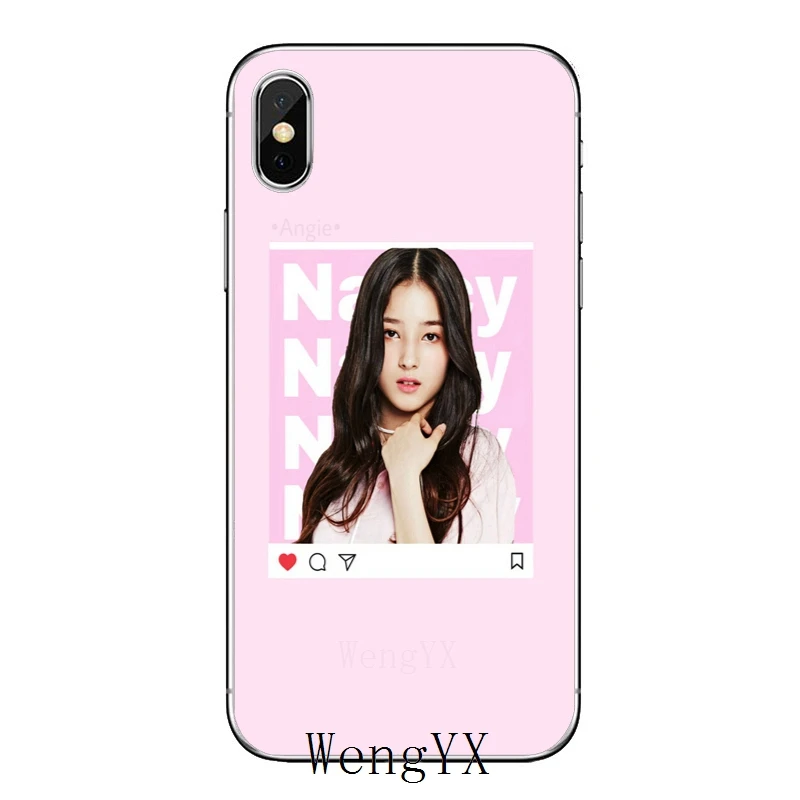 Для samsung Galaxy S3 S4 S5 S6 S7 край S8 S9 плюс мини Примечание 3 4 5 8 Kpop Momoland Нэнси Yeonwoo Девушка ТПУ Мягкий телефона чехол - Цвет: Nancy-Yeonwoo-A-04