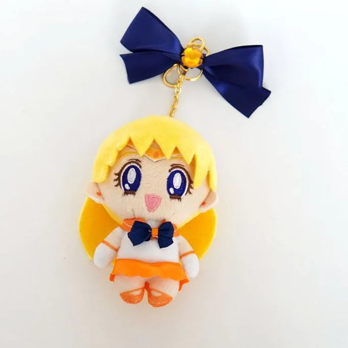 1 шт. милый 25-й юбилей Сейлор Мун Марс Меркурий Юпитер Венера Chibiusa плюшевый брелок фаршированный плюшевый брелок для ключей сумка Подвеска