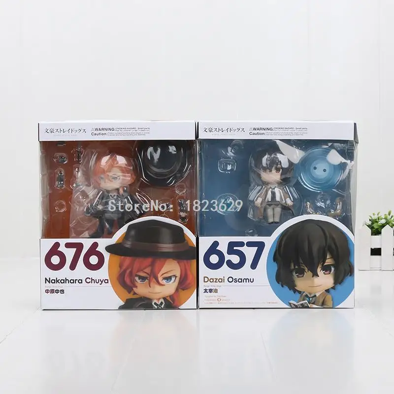 10 см Nendoroid Bungo бродячие собаки 657 676 дазай Осаму накахара чуя фигурка модель игрушки