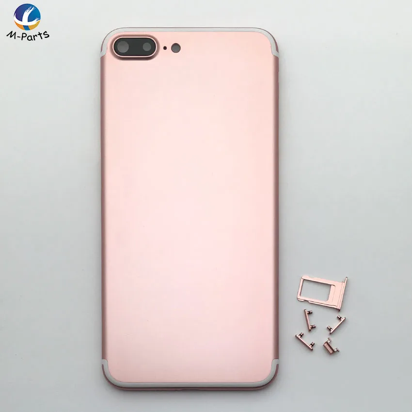 Для iPhone 7, 7plus 7 P металлический задний корпус OEM AAA задняя крышка батарейного отсека Дверь средняя рамка Середина корпус корпуса шасси+ Бесплатный подарок
