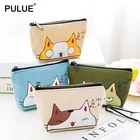 Новое милое портмоне кошка для женщин и мужчин, мини-кошелек Оксфорд, кошелек на молнии для студентов, сумка для денег, держатель для ключей, сумки для карт, детский подарок