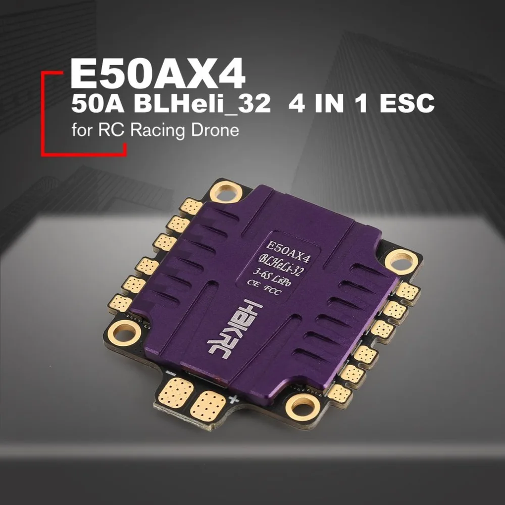 E50AX4 50A 3-6S BLHeli_32 5 в 3A BEC PCB Dshot1200 4 1 ESC для моделей RC Мультикоптер гоночный Дрон Рамка