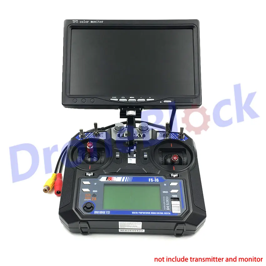 

RC Model Aerial FPV Monitor Mounting Bracket monitor Supporter Universal For JR Futaba Frsky FS-i6 FS-i6S Aluminum Alloy FPV